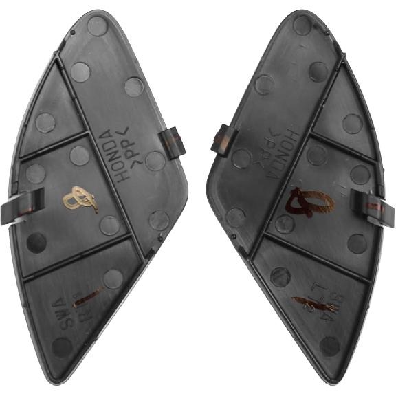 Inner Interior Inside Door Handle Cover Cap Case Lid for Honda CRV for CR-V 2007-2011 Black Color Front=Rear 1 Set