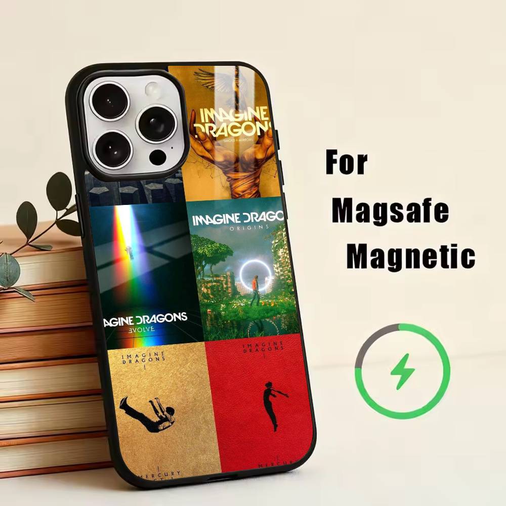 Imagine D-Dragons  Phone Case For iPhone17,16,15,14,13,12,11 Plus,Pro Magnetic with Magsafe Wireless Charging