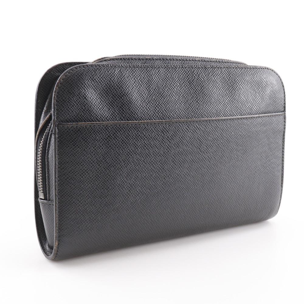 Louis Vuitton Baikal Business Bag M30182 Aldoise Black Taiga Mens Used