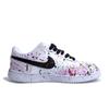 Nike Court Vision 1 Pelle Sintetica Disegnato a Mano Graffiti Leggero E Traspirante Scarpe da Skateboard Basse Unisex DH2987- 101(team1613)