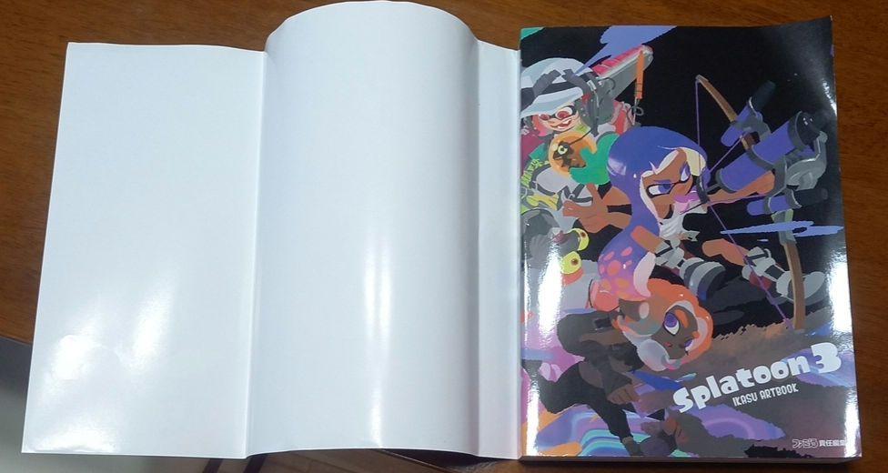 [USED] Nintendo Switch Splatoon 3 Cool Art Book