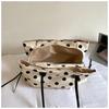 Women's Large Capacity Polka Dot Tote - Stylish 2026 Casual Shoulder Bag for Work and Commute
