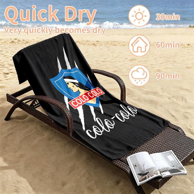 Colo-colo Beach towels also serve as bath towels summer essential a musthave for the outdoors the beach and the pool