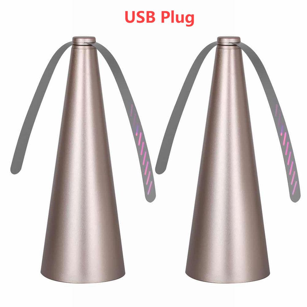 1/2PC Outdoor Fly Bug Repeller Kitchen Fly Repellent Fan Tabletop Electric USB/Battery Operated Food Protector Pest Control Tool