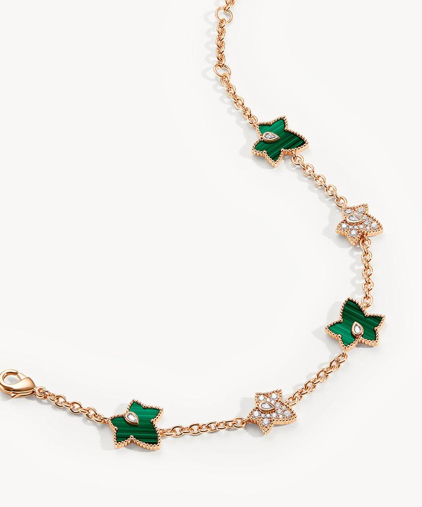 Lola Rose Ivy Malachite Cubic Multi-Pendant Women'S Chain Bracelet