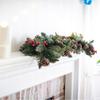 KADAX Christmas Tree Garland 115 Cm Dense Cones