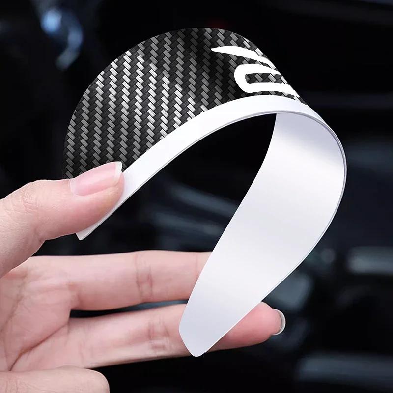 2025 Hot 2Pcs Car Rearview Mirror Rain Eyebrow Carbon Fiber For Volkswagen Tiguan Bora POLO PASSAT CC Touran GOLF Jetta Arteon T