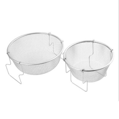 Kitchen Food Strainer Stainless Steel Mesh Sieve Filter Basket Colander for Cooking Cleaning Draining