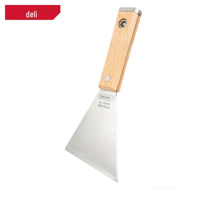 Deli 65mm Wooden Handle Putty Knife