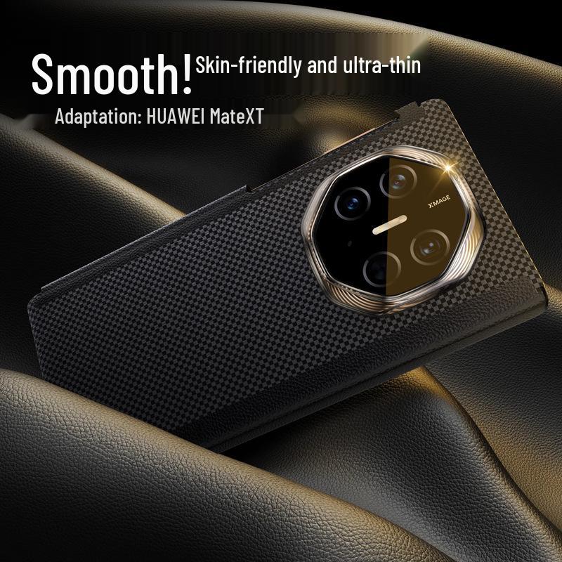 Huawei MateXT Carbon Fiber Full Coverage Magnetic Phone Case