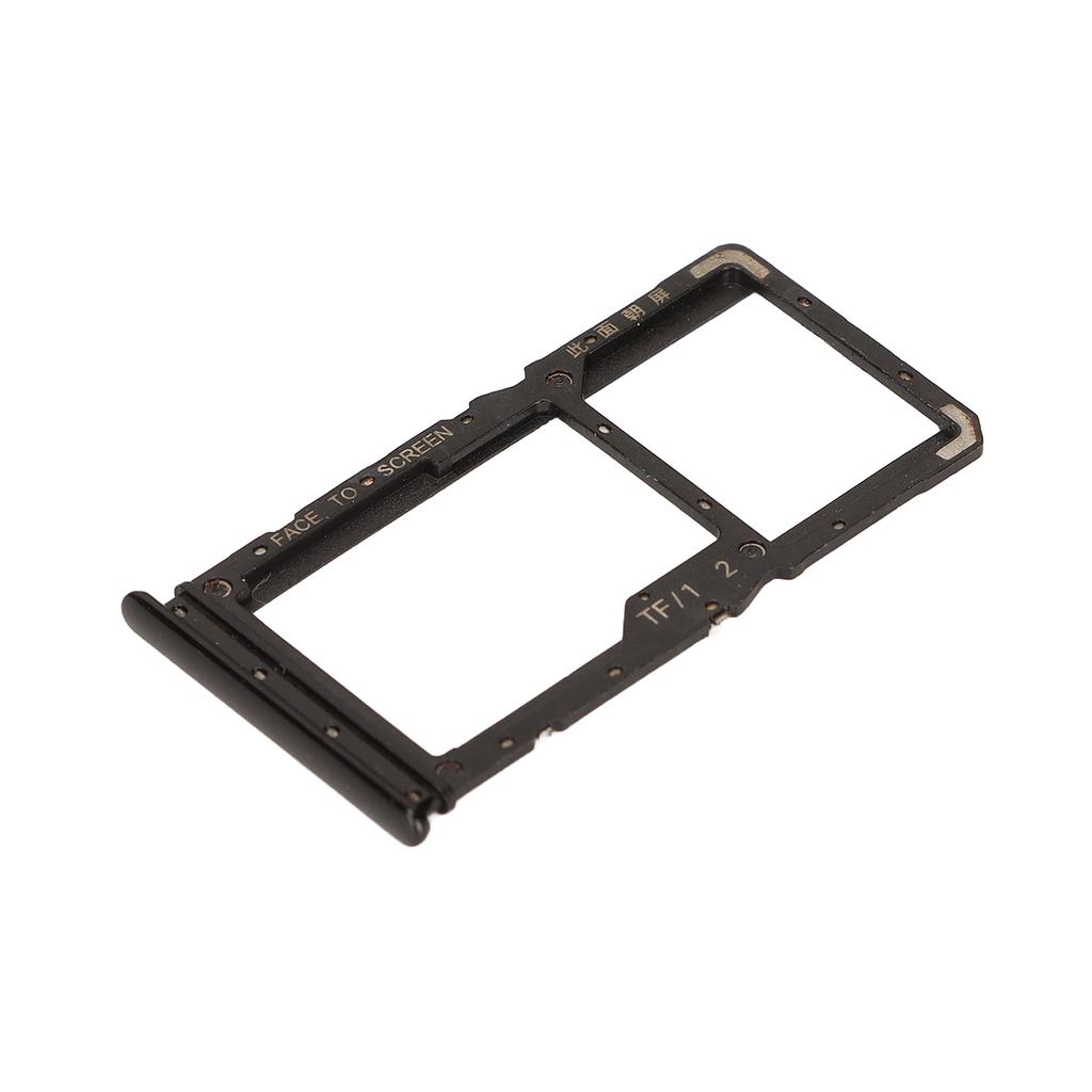 Sim Card Tray Set Plastic SIM Card Slot Holder Replacement with Card Pin and Brush for Redmi Note 7 Note 7 Pro Phone