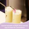 PRETYZOOM 20pcs Straw Charm Adapters, Silicone Dangle Hanging Charm, Compatible Ornament Adapters for Straw Cups, Tumblers