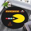 Pac‑Man Poster Pattern Round rug,Carpet Rug for Living Room Bedroom Playroom ,Non-slip Floor Mat,Holiday Gifts and Birthday Gifts.