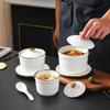 Jingzhou Ceramic Double-Boiler Stew Pots and Bowls
