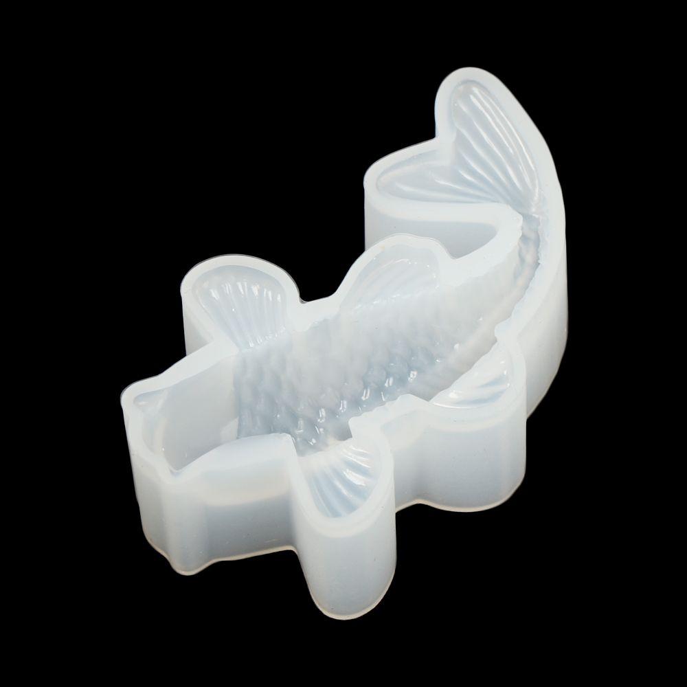 Cake Baking Craf DIY Silicone Mould Jewelry Making Koi Fish Epoxy Mold Resin Casting Tool