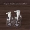Transparent PET Press Pump Dispenser Bottle