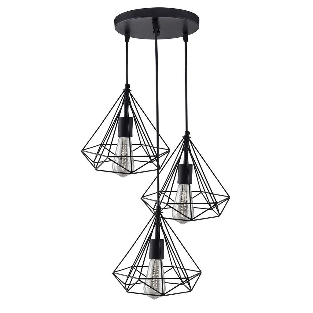 Hanging Light Diamond Cluster-Modern Ceiling Pendant Light for Home Decoration, Living Room,Bedroom, and Dining Room,