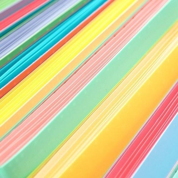 1PC Jelly Color 5-index Expending File Folder Office Supplies Student Stationary A4 Size Letter Size Smile Printing