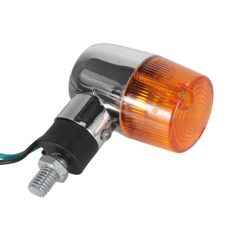 Retro Mini Turn Signal Lamp Indicator Compact Size Simple Wiring Universal Compatibility For Small And Cruiser Motorcycles