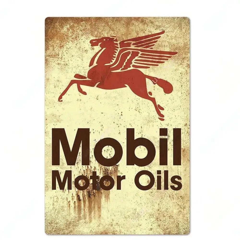 Engine Lubricate Oil Garage Wall Decor Metal Tin Sign Vintage Rusty Crafts Poster Signs Motor Car Shop Decor Tinplate Plaques