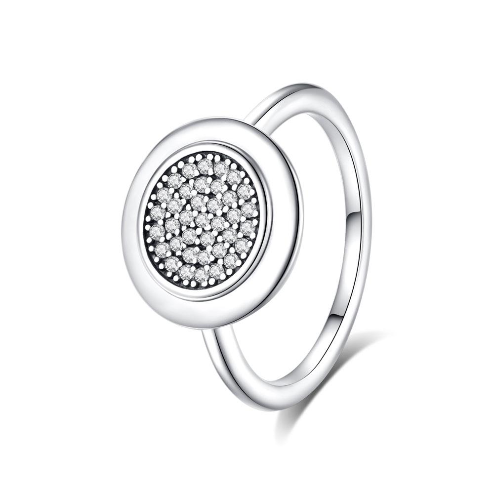 925 Silver Rings For Women Original Crown Love Heart Wishbone Engagement Wedding Rose Gold Crystal Ring Luxury Jewelry 5