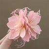 Super Fairy Orchid Hair Clip Purple Lily Flower Headwear New Hair Accessories  Woman