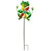 Iron Metal Windmill Sculpture Removable Wind Collectors Rotator Gardening Plug Pinwheel  Yard