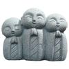 Statues de Bouddha Mignonnes Petites Sculptures de Bouddha Jizo Figurines Zen Ornements de Jardin Bouddhas Jizo Mini Statue de Bouddha Japonais