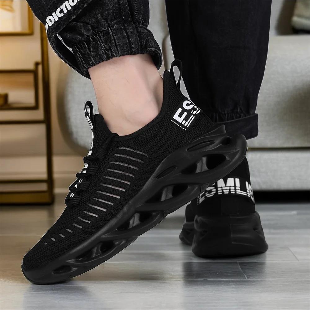 Buty Męskie Letnie Siateczkowe Oddychające Buty Sportowe Męskie Casualowe Do Biegania Wydrążone Siateczkowe Buty Lekkie Antypoślizgowe Buty Sportowe Tenisowe