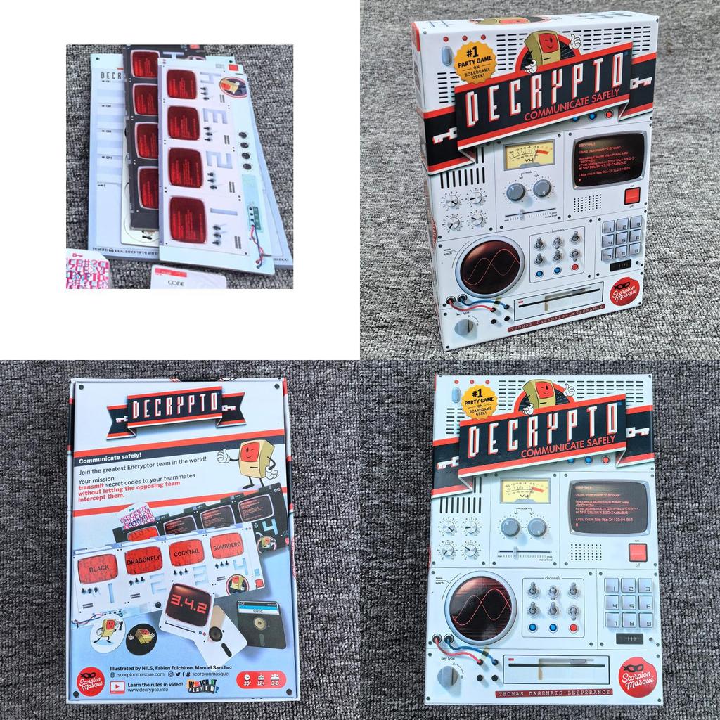 Decrypto Soziales Deduktionsspiel für Erwachsene und Jugendliche, das emotionales Engagement fördert