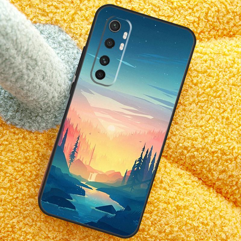 

Star Lake Mountain Case For Xiaomi 17 Pro Max 13 14 15 Ultra 13T 14T 15T Cover For POCO X7 X5 X6 F5 F6 F7 F8 Pro POCO F5