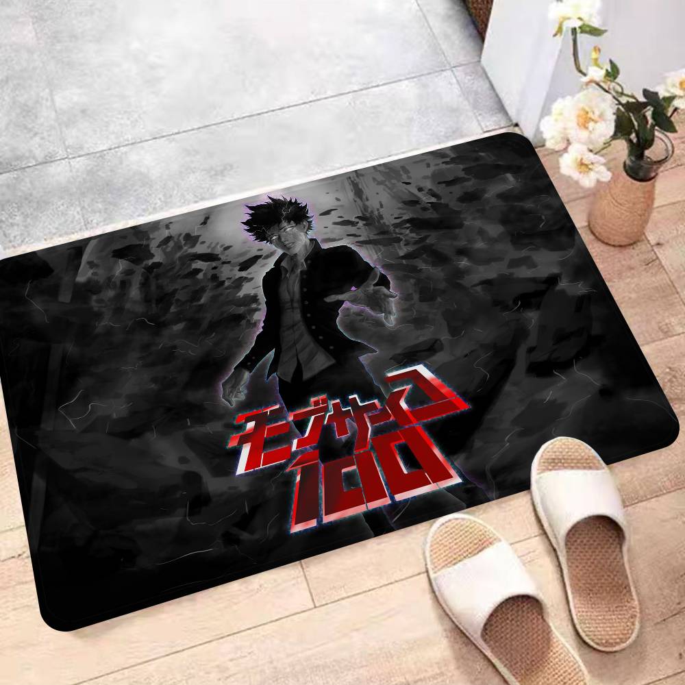 Anime Mob P-Psycho 100 Entrance Door Mat Nordic Style Bedroom Living Room Doormat Home Balcony Anti-Slip Modern Home Decor
