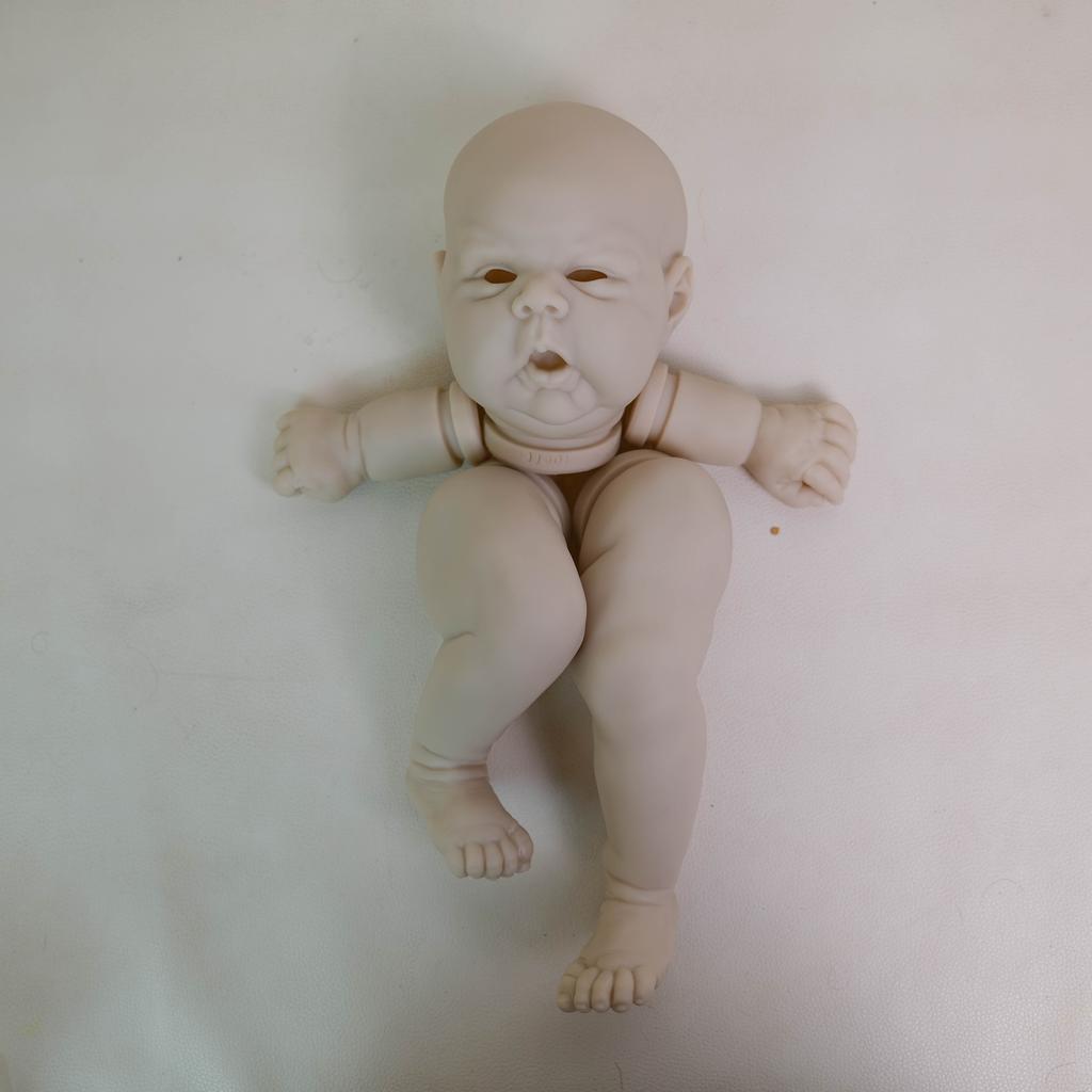 NPK 24-inch Onafgewerkte Reborn Pop Kit Limited Edition Gounchi met Stoffen Lichaam En Oogbollen DIY Poppenonderdelen voor Verzamelaars