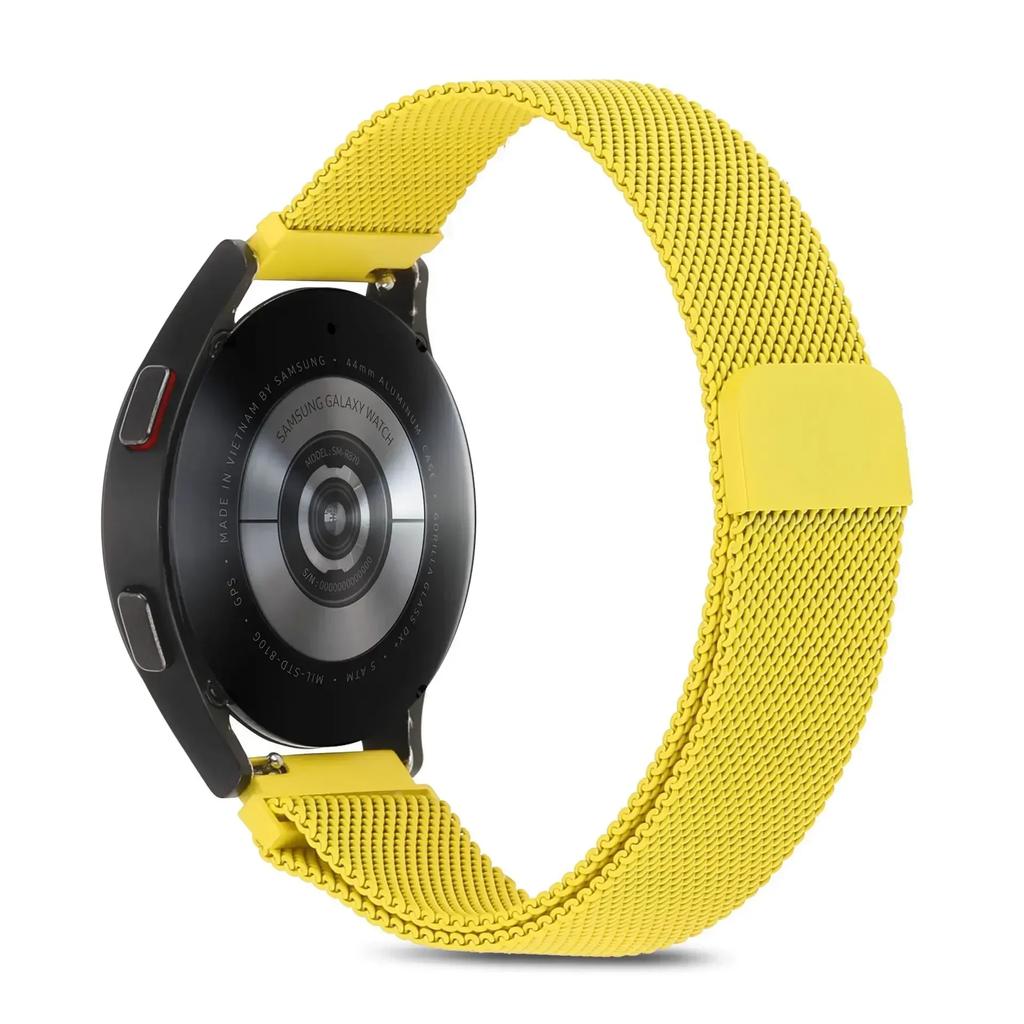 22MM Magnetic Milanese Loop For QCY GTS Smart Watch Band Metal Bracelet For QCY GTC/GTS Replacement Wristband Correa Accessories