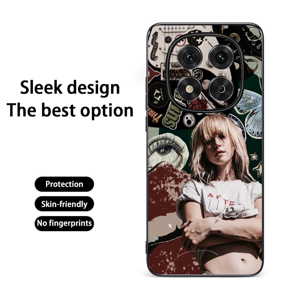 

Paramore Hayley Williams Дизайн плаката Чехол для телефона Для Redmi Note 14 13 12 11 Pro Plus S 5G 14C A3 Мягкий Черный Чехол для телефона Redmi Note12 4G