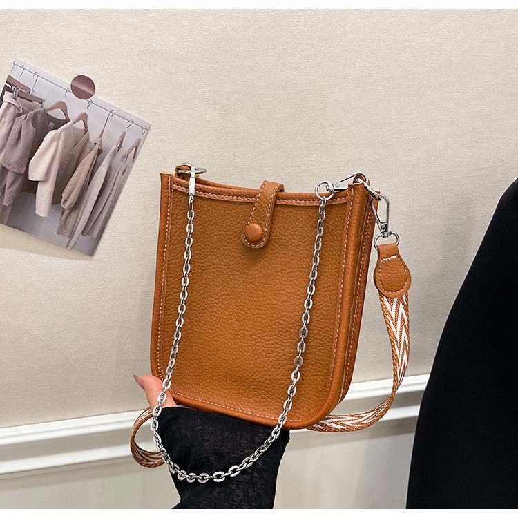 

2025 новая мода весна и лето универсальная сумка-ведро на одно плечо, сумка через плечо, сумка высокого класса нишевого дизайна