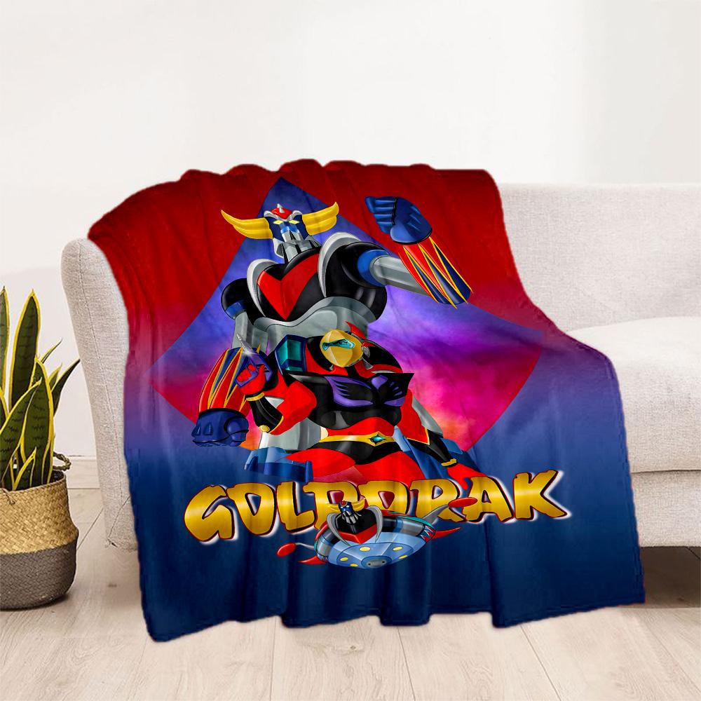 Giant Robot Adventure Flannel Blanket-Soft and Suitable for Sofas,Beds,Offices,Travel,All Seasons,Great Gift for Holidays and Birthdays.