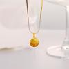 Bohemian Scallop Pendant Gold Shell Necklace - Summer Beach Jewelry Clavicle Chain