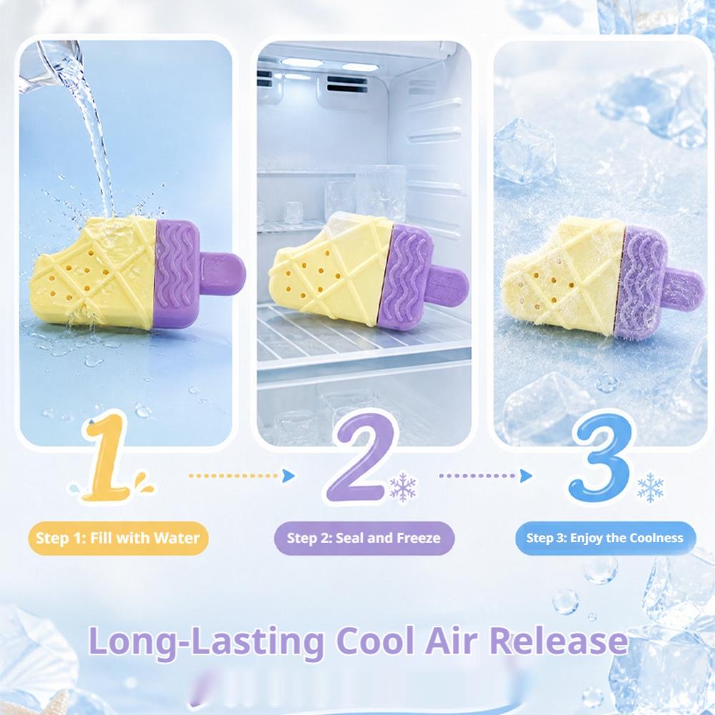 Freezable Dog Teething Toy Ice Popsicle Pet Chew Toy Cooling Summer Toy For Puppies Teeth Cleaning Massage Durable Tpr