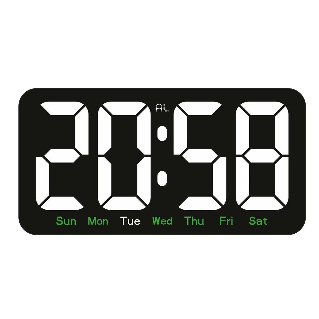 Intelligent and Simple LED Digital Clock, Large Screen Electronic Alarm Clock, Wall Clock, Multi-functional Tabletop Student-specific Alarm Clock