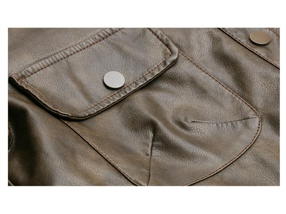 Women's Retro Genuine Leather Motorcycle Jacket, Spring/Autumn 2025 Fashion, Solid Color, Loose Fit, Short Style.