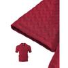Men Jacquard Fabric Polo Shirt Summer Thin Breathable Moisture Wicking Short Sleeve T Shirt