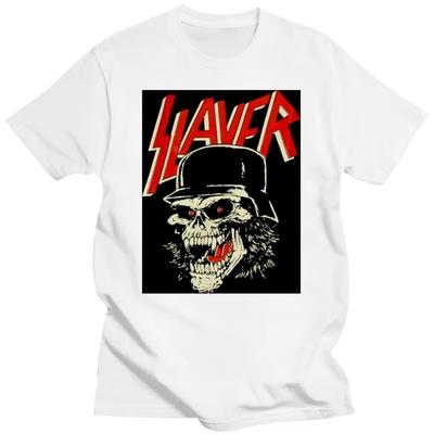 Cooles Slayer T-Shirt Grunge Herren T-Shirt Männer Punk Rock Baumwolle Urbanes T-Shirt Günstiger Rabatt Vintage T-Shirt