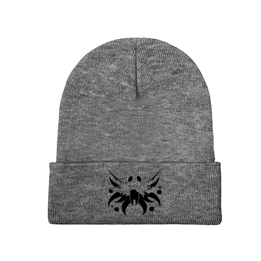 Hero of Dirtmouth Hollow Knight Strickmütze Mützen Herbst Winter Mütze Warm Polyester Casual Totenkopf Videospiel Mütze Unisex Damen