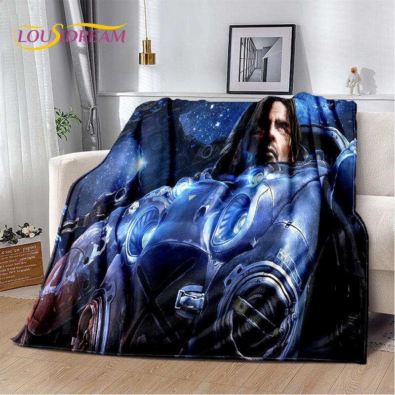 3D HD StarCraft Game Gamer Soft Plush Blanket,Flannel Blanket Throw Blanket for Living Room Bedroom Bed Sofa Picnic Cover Kids