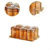 Food Storage Container Gadget Cabinet Coffee Bean Airtight Lid Drawer Rack Reusable Tin