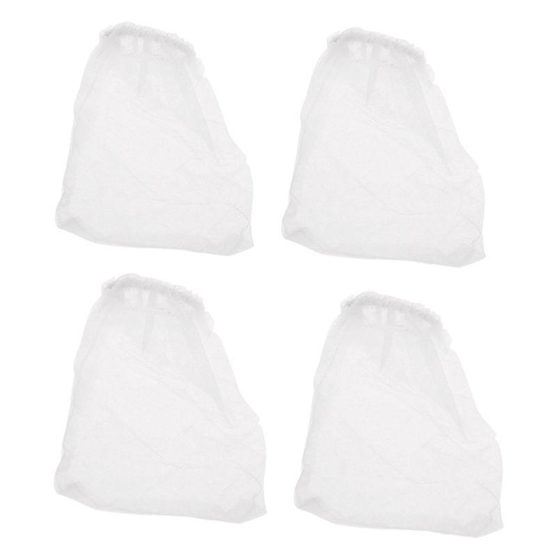 

4Pcs Aquariums Filter Bag Replacements for Battery Power Gravels Cleaner білий