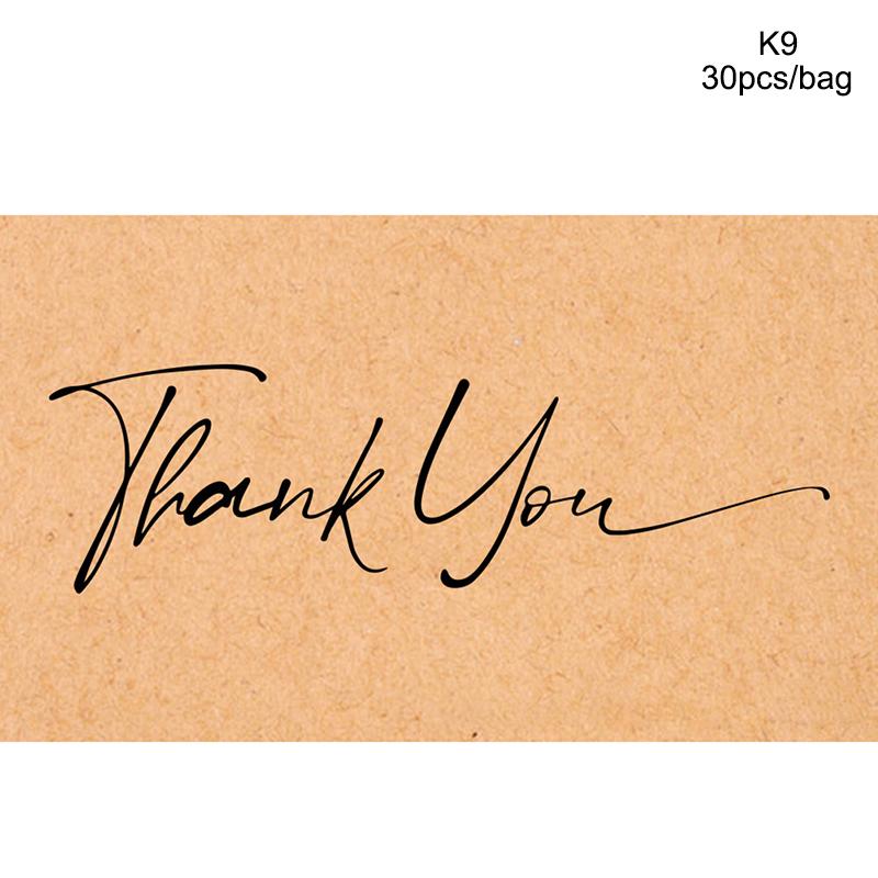 50/100/500ST Tack för din beställning Affärskort Shopping Köp Tack Hälsningskort Uppskattningskort För Små Företag