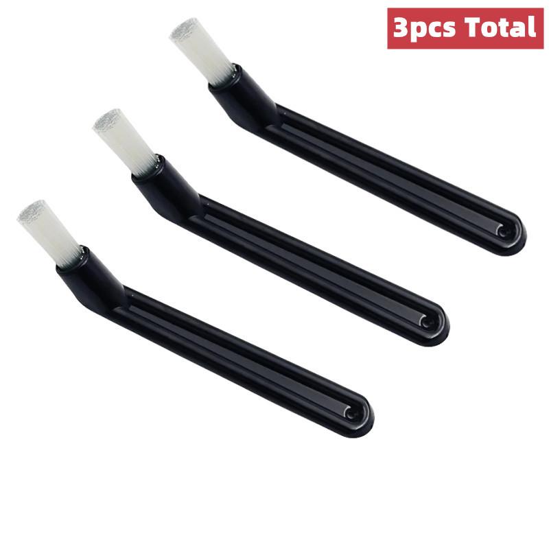 12cm Cleaning Brush Spoon Coffee Machine Brewing Head Short Handle Elbow Coffee Cleaning Brush Coffee Spoon for Coffee Machine
