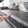 Sofa Ice Slicky Fiber Fabric Mat, Simple Feel, Cool Summer Cooling Sofa Cushion, Suitable for Living Room, Restaurant and Bedroom Universal Couch Pad